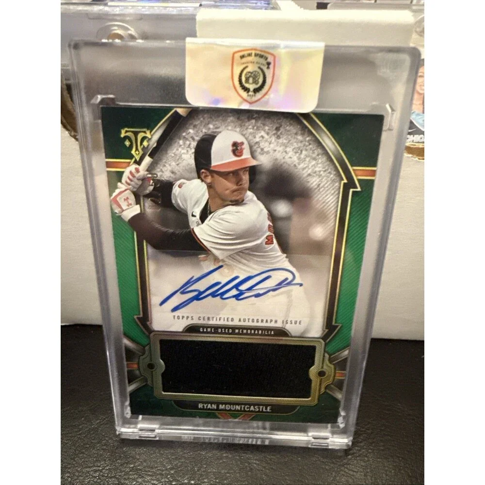 2024 Topps Triple Threads Ryan Mountcastle Auto Relic Green /50🔥🔥🔥